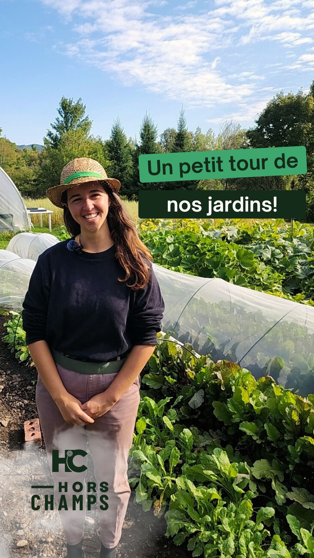 Vidéo sur la présentation des jardins d'Espace Hors Champs